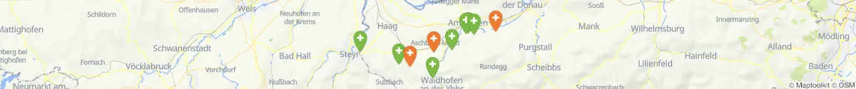 Map view for Pharmacy emergency services nearby Amstetten (Niederösterreich)